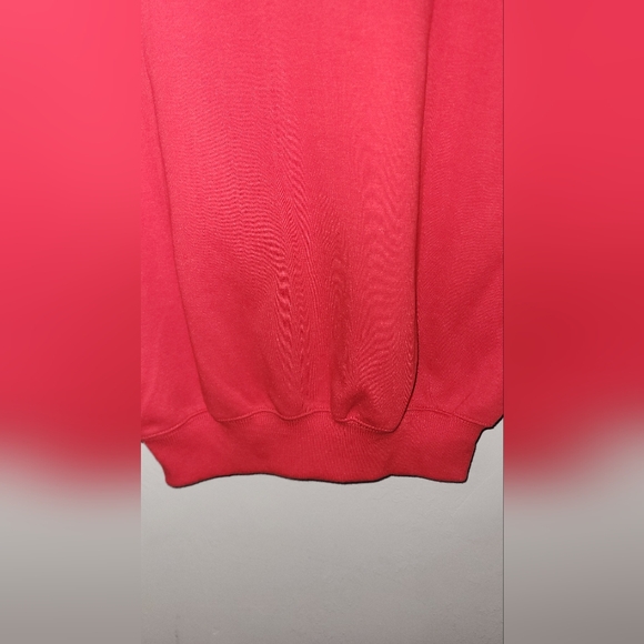 Womens medium vintage mickey mouse cinched Sweatshirt red - Picture 4 of 6